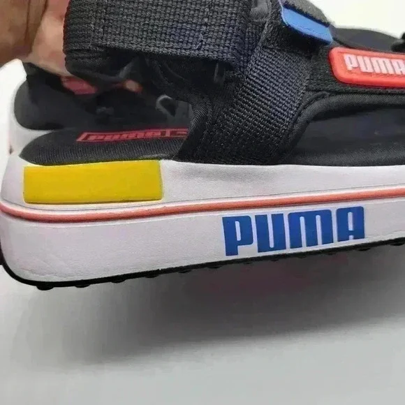 COPY - PUMA FUTURE RIDER SANDALS BLACK HOOK and LOOP SPORT US 4 WOMEN'S 5.5 - Picture 12 of 14